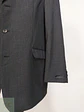 Blazer de Lana Virgen Gris Plomo Vintage Giorgio Talla XL - Miniatura 3