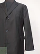 Blazer Formal Negro de Tres Botones Vintage Talla LXL - Miniatura 4