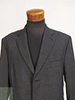 Blazer de Lana Virgen Gris Plomo Vintage Giorgio Talla XL - Miniatura 4