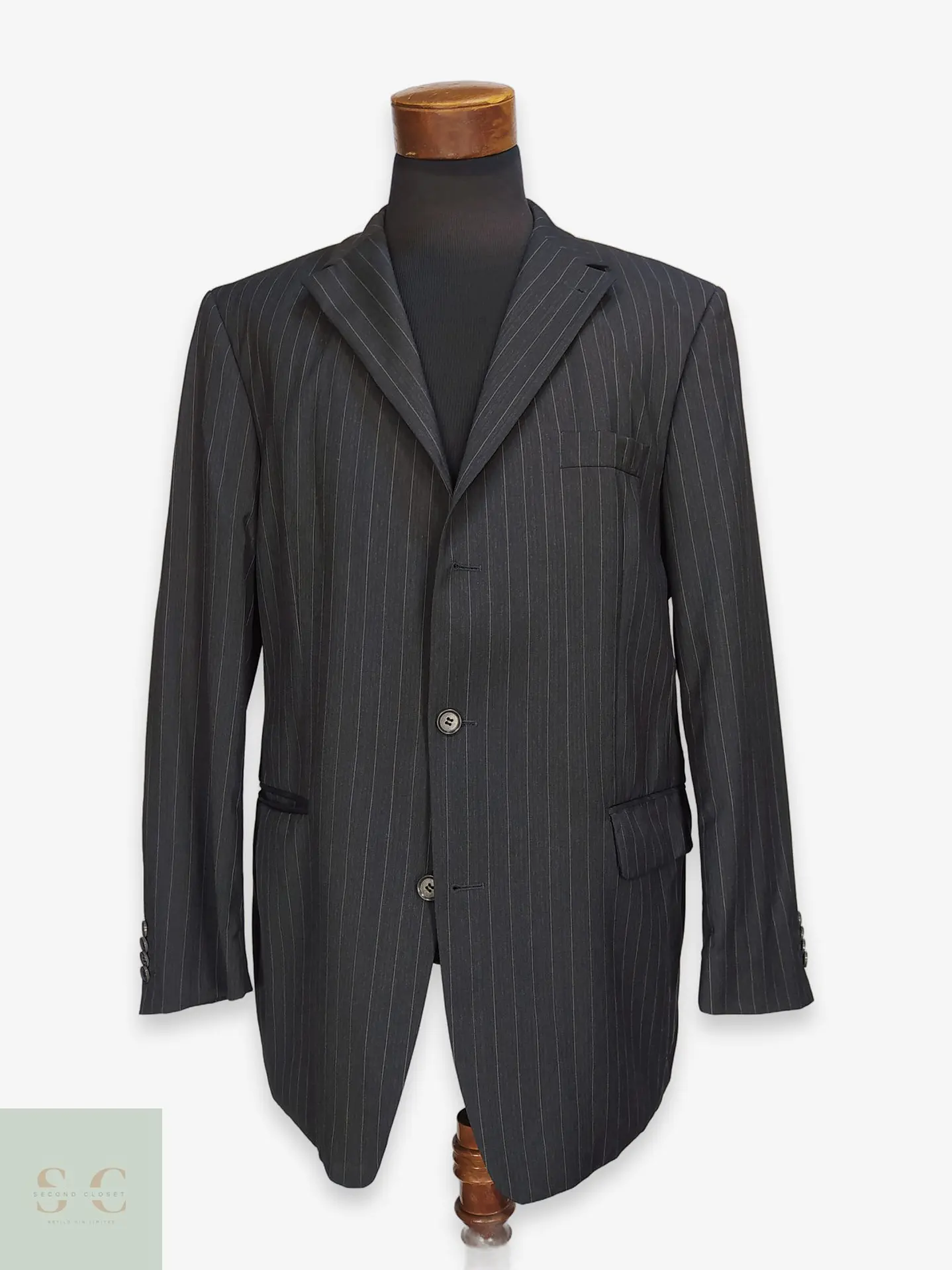 Blazer Diplomático en Lana Virgen Cerruti 1881 Roy Robson Talla XL 1