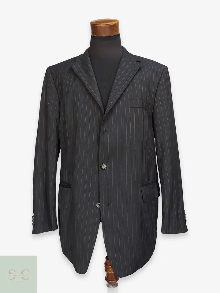 Blazer Diplomático en Lana Virgen Cerruti 1881 Roy Robson Talla XL 1