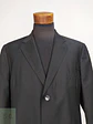 Blazer Formal Negro de Tres Botones Vintage Talla LXL - Miniatura 5