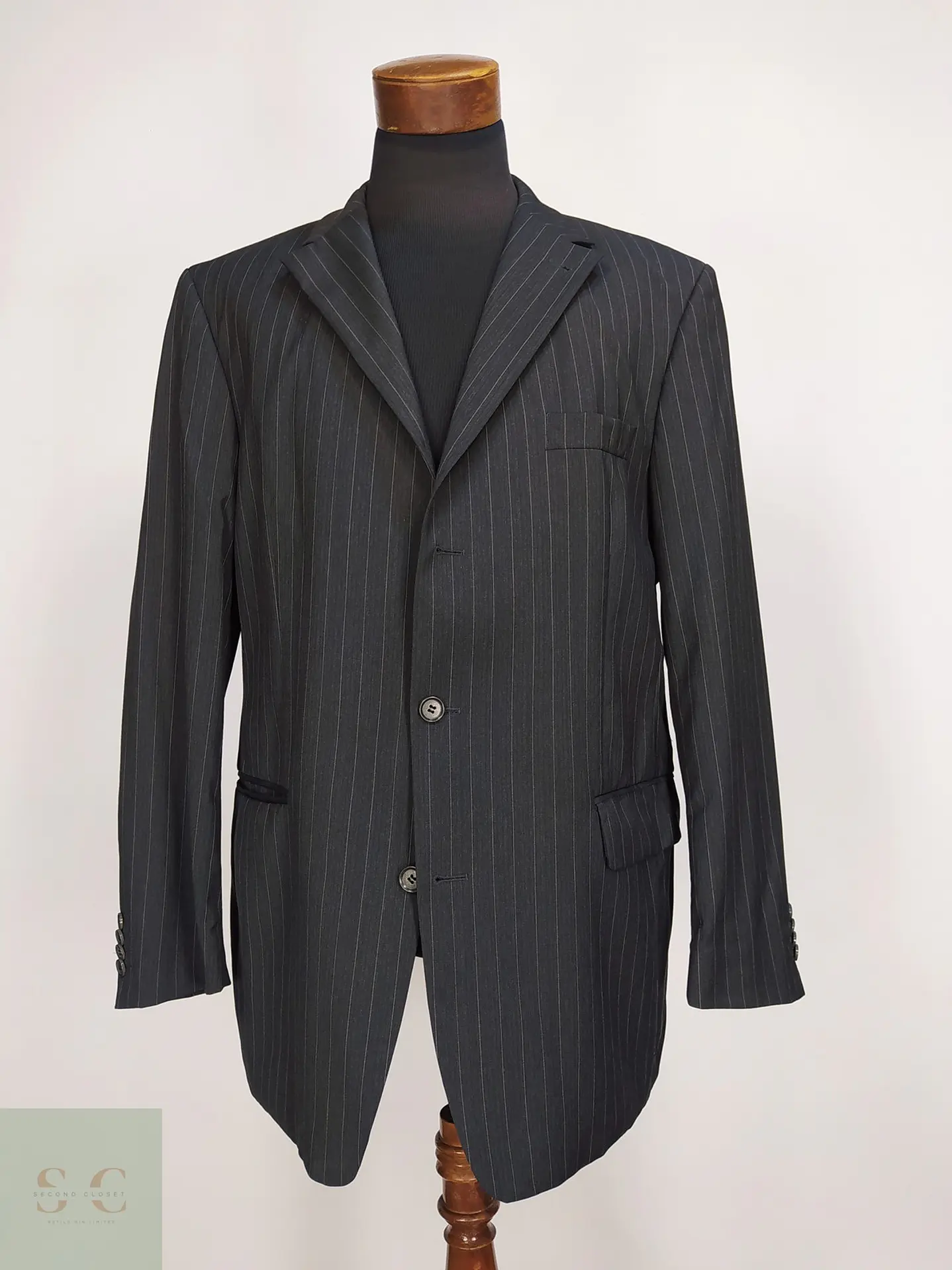 Blazer Diplomático en Lana Virgen Cerruti 1881 Roy Robson Talla XL 2