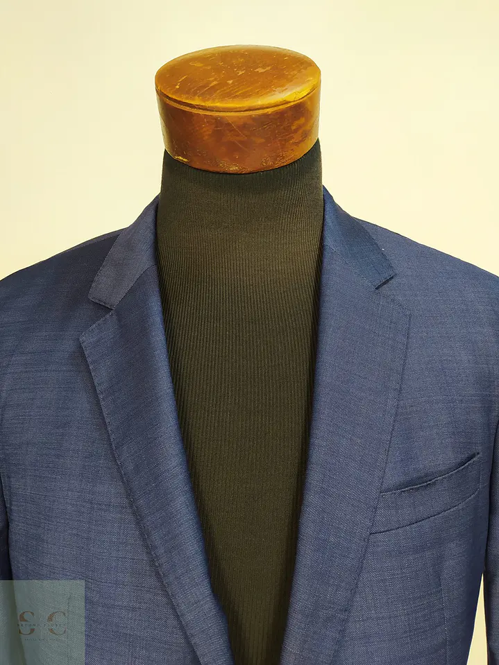 Blazer HUGO Hugo Boss en Lana Super 140s Azul Talla M 4