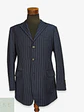Blazer Bespoke de Lana a Rayas Diplomáticas Talla L - Miniatura 1