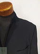 Blazer Negro de Lana Virgen Compuesta Vintage Talla L - Miniatura 5
