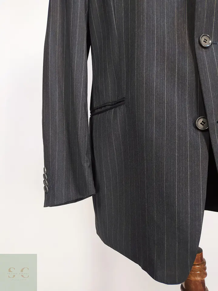 Blazer Diplomático en Lana Virgen Cerruti 1881 Roy Robson Talla XL 3