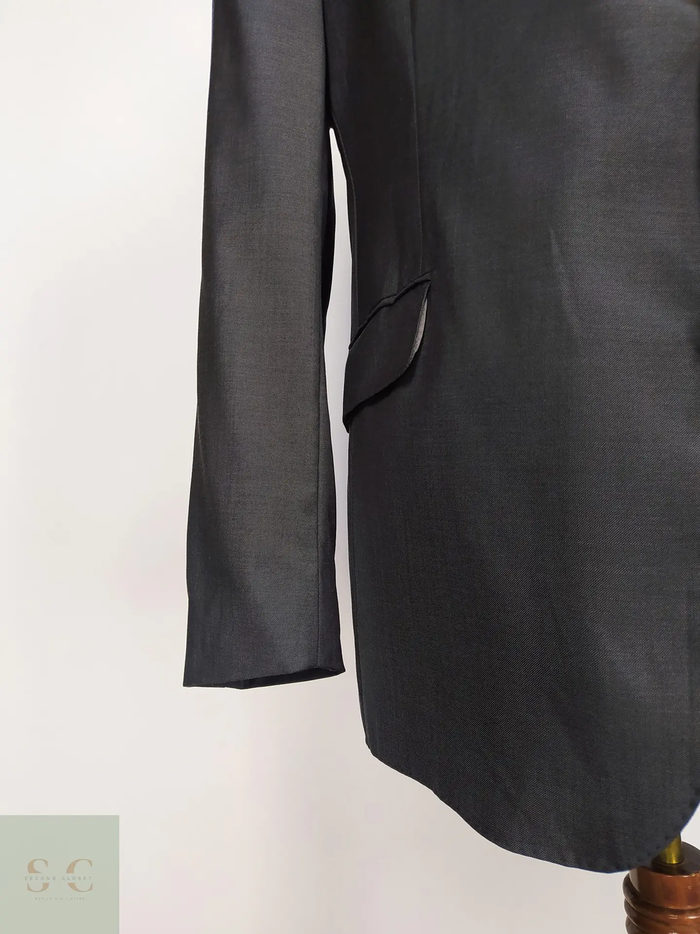 Blazer Westbury en Lana Virgen Super 100s Gris Plomo Talla XL 3