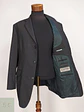 Blazer de Lana Virgen Gris Plomo Vintage Giorgio Talla XL - Miniatura 8