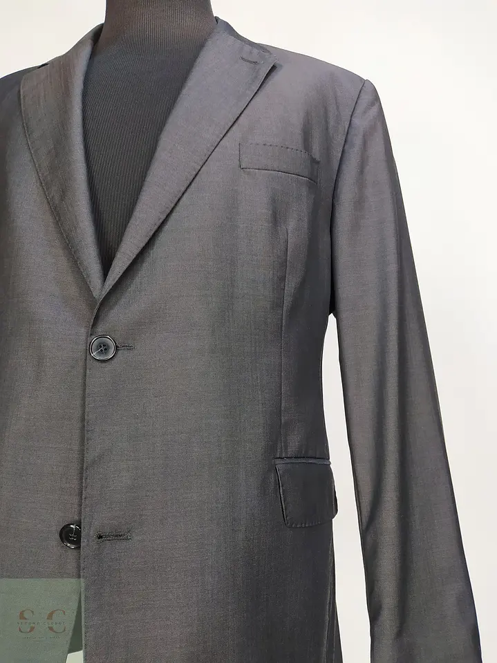 Blazer Westbury en Lana Virgen Super 100s Gris Plomo Talla XL 4