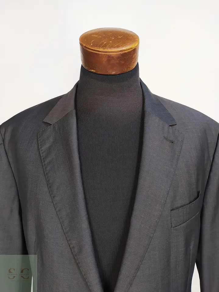 Blazer Westbury en Lana Virgen Super 100s Gris Plomo Talla XL 5