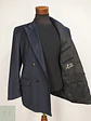 Blazer Cruzado a Rayas de Lana Virgen Design VIP Talla L - Miniatura 9