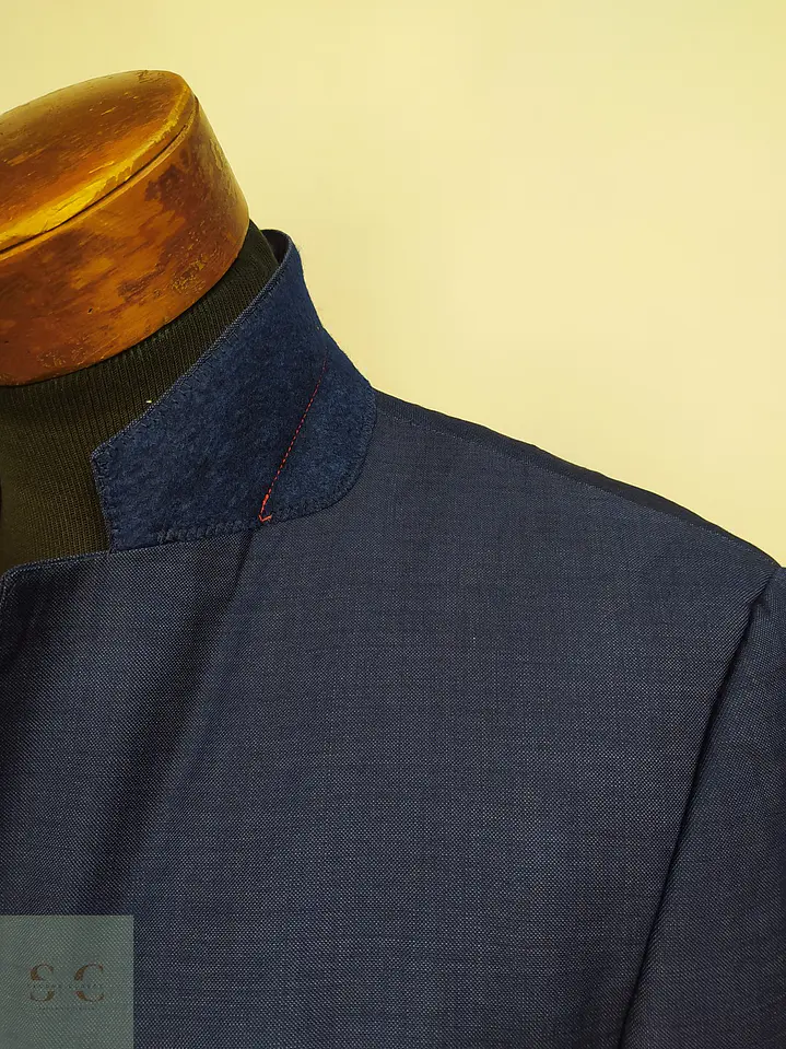Blazer HUGO Hugo Boss en Lana Super 140s Azul Talla M 7