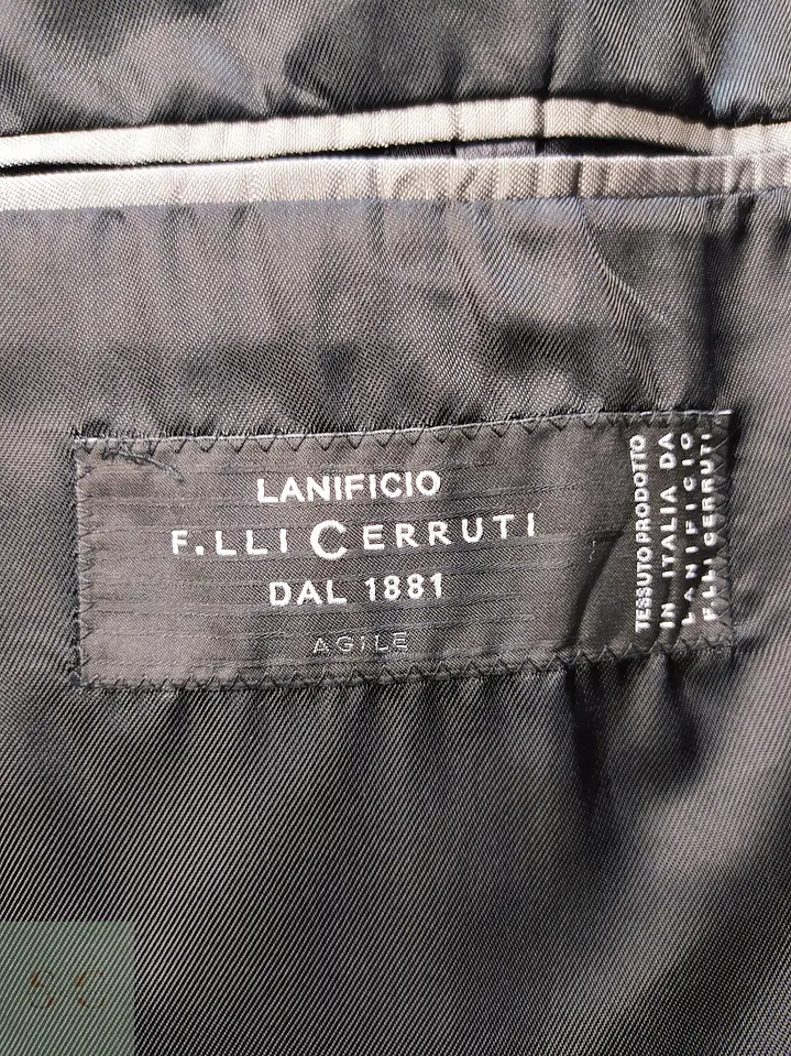 Blazer Diplomático en Lana Virgen Cerruti 1881 Roy Robson Talla XL 6