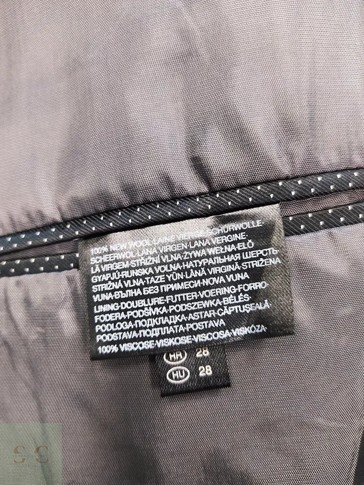 Blazer Westbury en Lana Virgen Super 100s Gris Plomo Talla XL 7