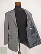 Blazer Gris Texturizado Vintage Talla XXL - Miniatura 9