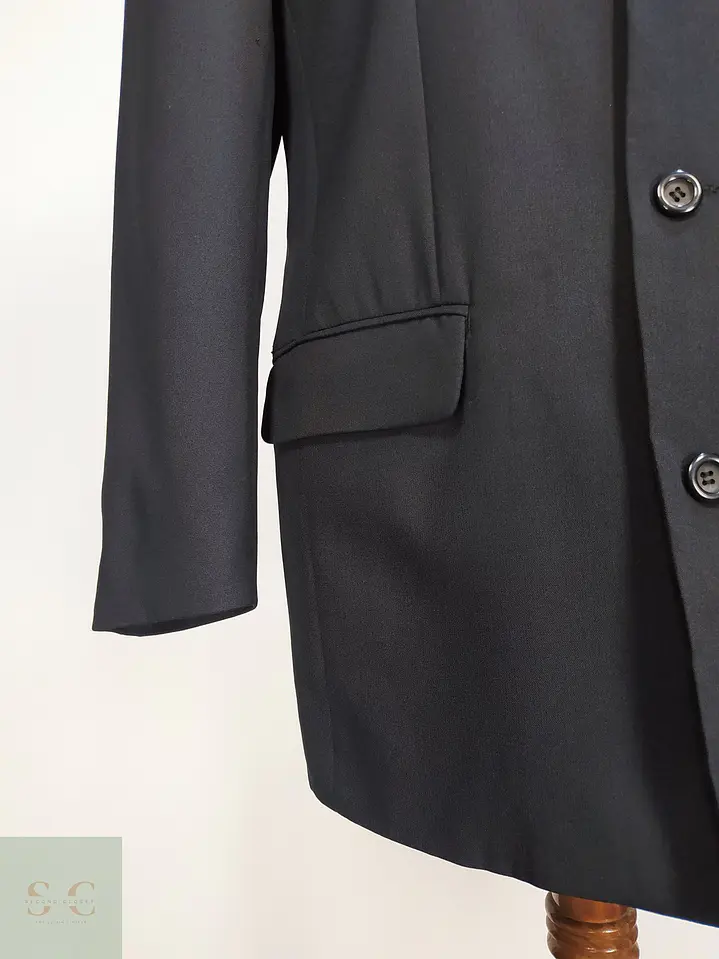 Chaqueta Estilo Nehru con Cuello Mao Vintage Talla M 3