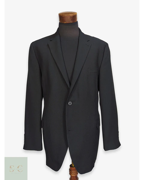 Blazer Negro Elegante de Corte Regular CANDA Talla XXL
