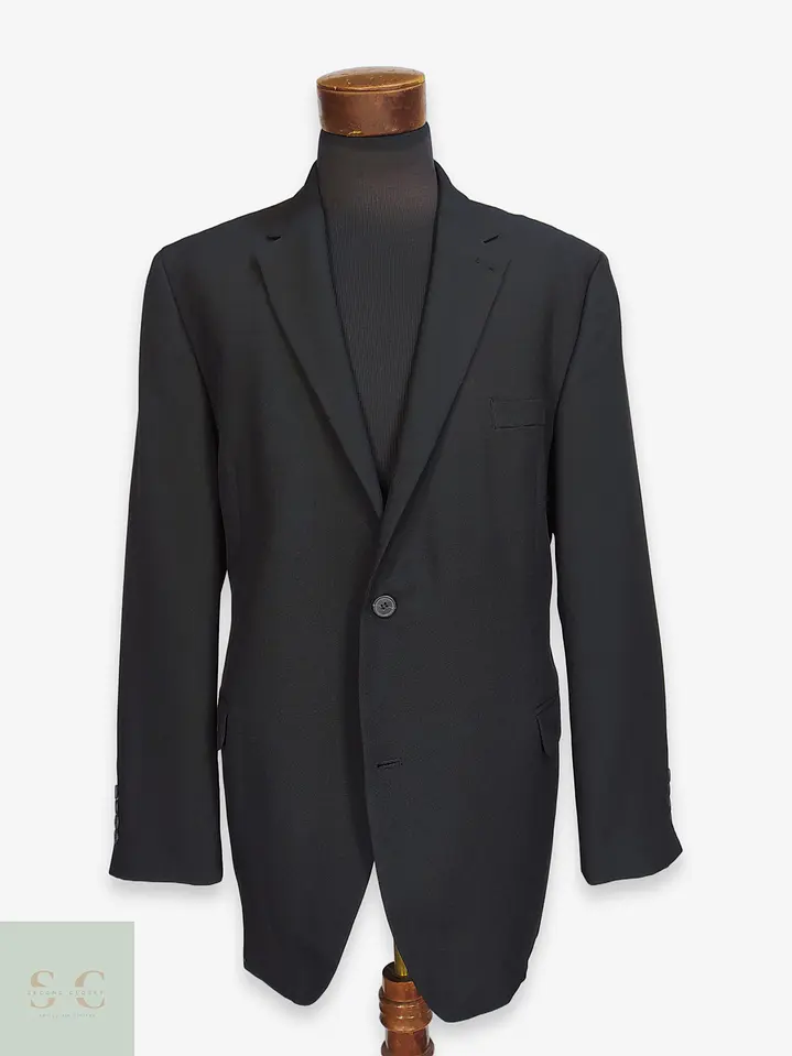 Blazer Negro Elegante de Corte Regular CANDA Talla XXL 1