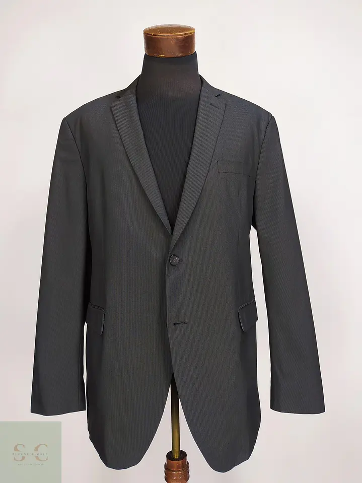 Blazer s.Oliver Gris Plomo a Rayas Diplómicas Talla XL 2