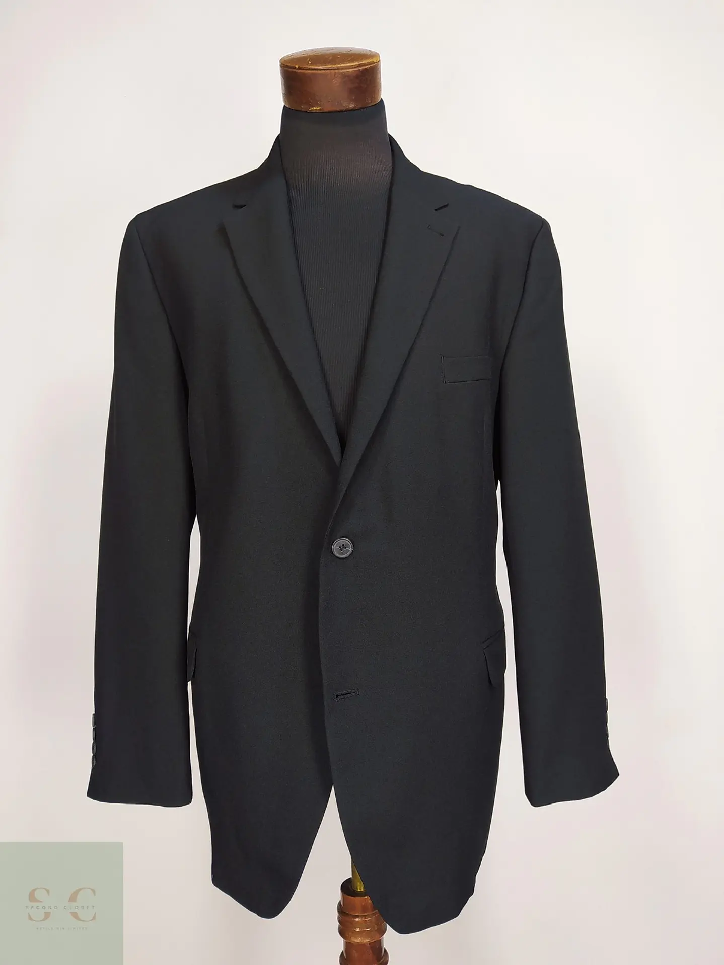 Blazer Negro Elegante de Corte Regular CANDA Talla XXL 2