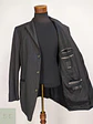 Blazer Diplomático en Lana Virgen Cerruti 1881 Roy Robson Talla XL - Miniatura 9