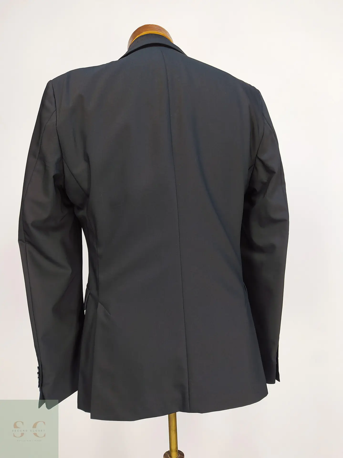 Blazer Negro Strellson Techno Wool Sastrería Moderna Talla SM 9