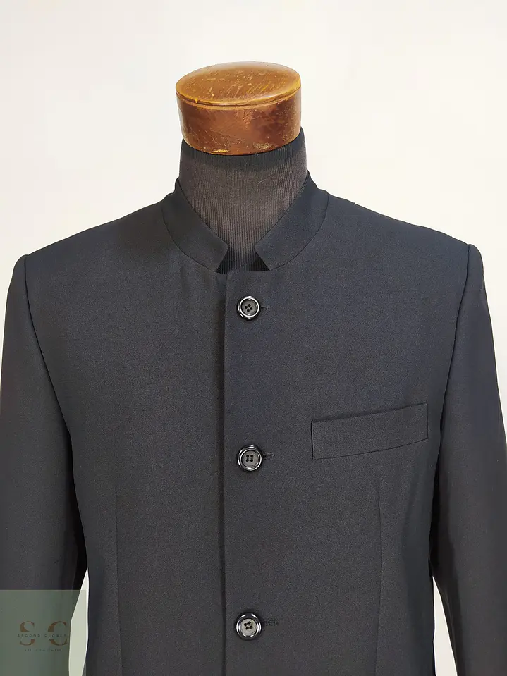 Chaqueta Estilo Nehru con Cuello Mao Vintage Talla M 5