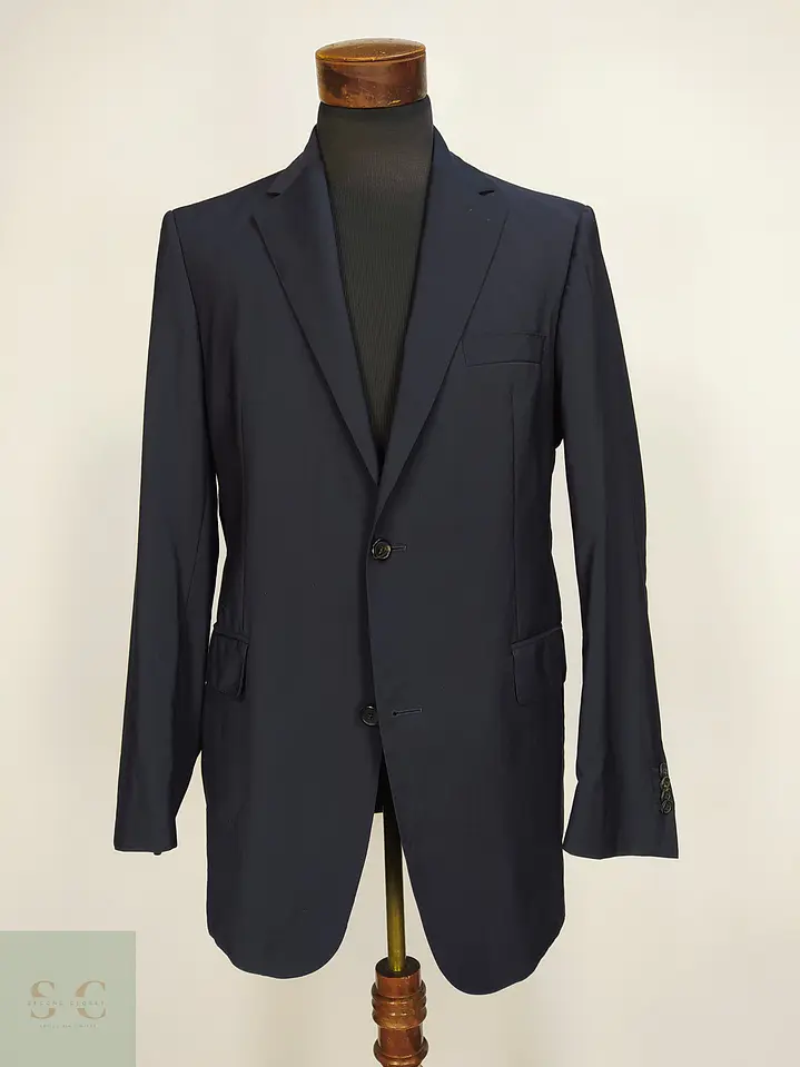 Blazer Azul Marino en Lana Virgen Super 100's Talla ML 2