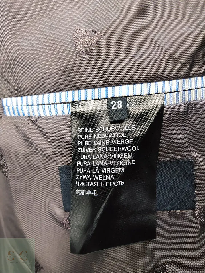 Blazer Roy Robson en Lana Virgen Reda Gris Plomo Talla XL 7