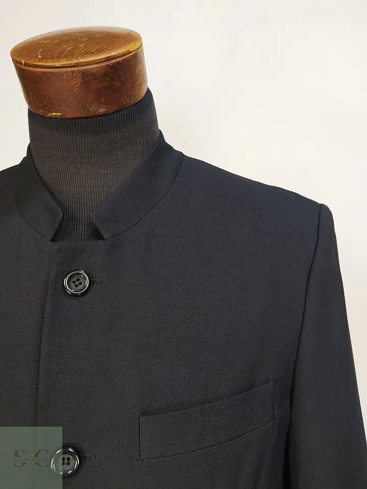 Chaqueta Estilo Nehru con Cuello Mao Vintage Talla M 6