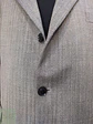 Blazer de Lana Virgen, Seda y Lino en Espiga Gris Talla XXL - Miniatura 4