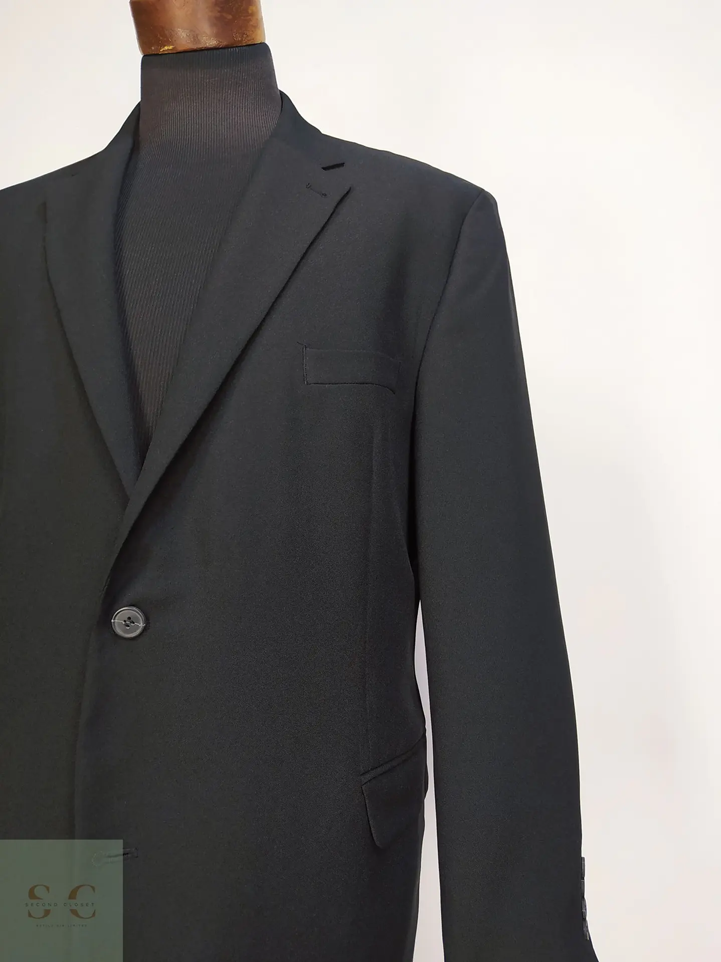 Blazer Negro Elegante de Corte Regular CANDA Talla XXL 4