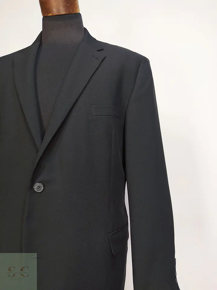 Blazer Negro Elegante de Corte Regular CANDA Talla XXL 4