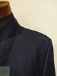 Blazer de Lana Virgen Reda Super 100s Azul Marino Vintage Talla XL - Miniatura 4