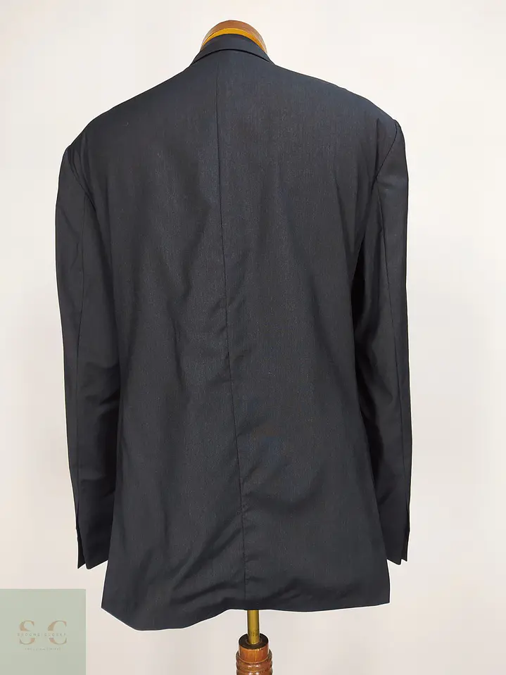 Blazer Roy Robson en Lana Virgen Reda Gris Plomo Talla XL 9