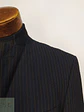 Blazer Negro con Rayas Diplomáticas Vintage Talla ML - Miniatura 6