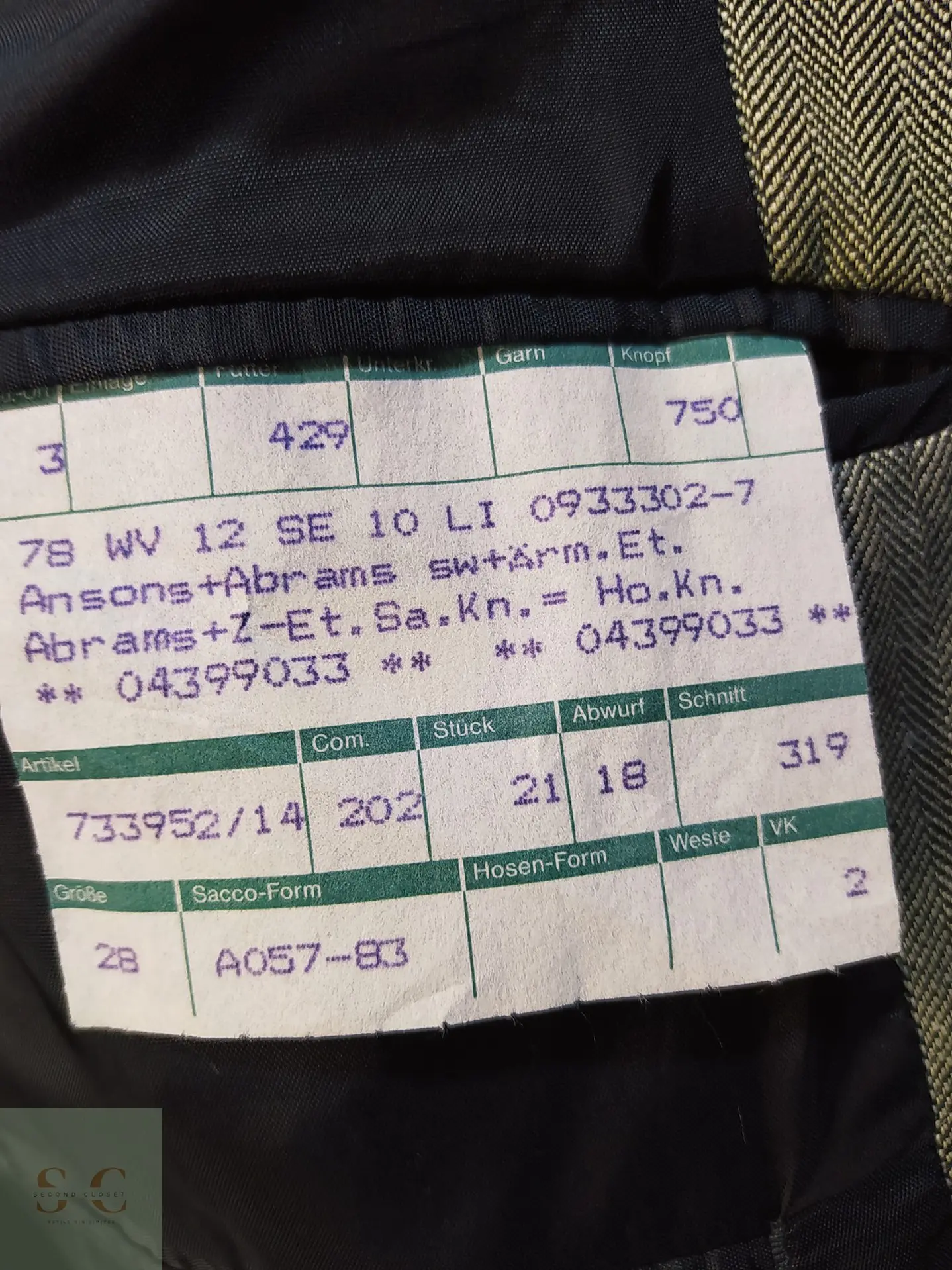 Blazer de Lana Virgen, Seda y Lino en Espiga Gris Talla XXL 6