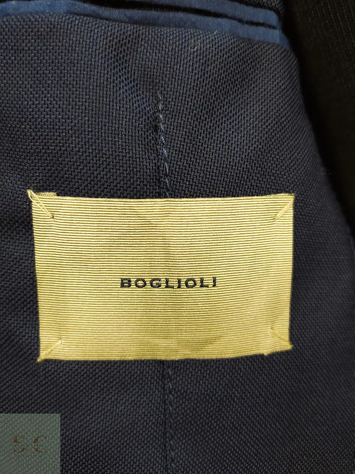 Blazer Boglioli Dover en Lana Virgen Azul Marino Talla M 6
