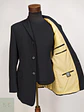 Blazer Negro con Rayas Diplomáticas Vintage Talla ML - Miniatura 8