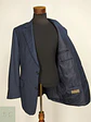 Blazer de Lana Virgen Reda Super 100s Azul Marino Vintage Talla XL - Miniatura 7