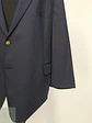 Blazer Azul Marino en Lana Virgen con Botones Heráldicos Talla XXXL - Miniatura 5