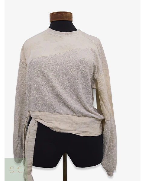 Suéter Texturizado Tonal Zara Collection Talla L