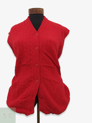 Chaleco Tejido en Ochos Di Lorenzo Made in Italy Talla XL