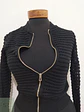Chaqueta de Punto Calado con Cierre Atmosphere Talla XS - Miniatura 3