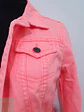 Chaqueta Denim Vintage Rosa Fosforescente Talla M - Miniatura 3