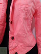 Chaqueta Denim Vintage Rosa Fosforescente Talla M - Miniatura 4