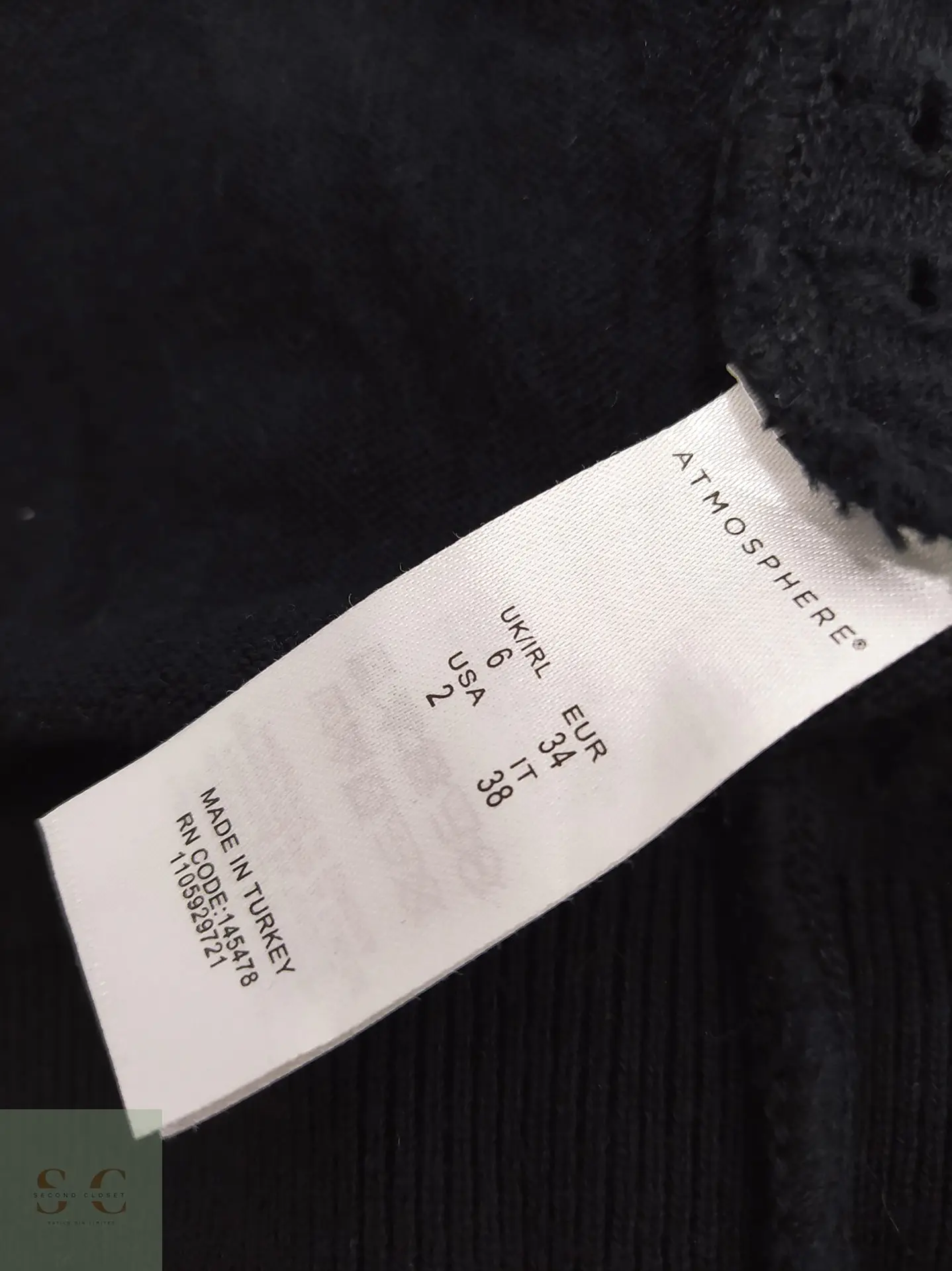 Chaqueta de Punto Calado con Cierre Atmosphere Talla XS 5