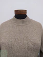 Suéter de Punto Jaspeado Cuello Semi-Alto H&M Talla M - Miniatura 3