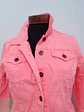 Chaqueta Denim Vintage Rosa Fosforescente Talla M - Miniatura 5
